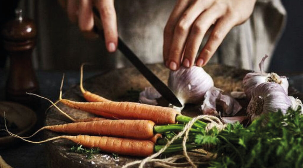 Banner horizontaal contact pagina wortels snijden